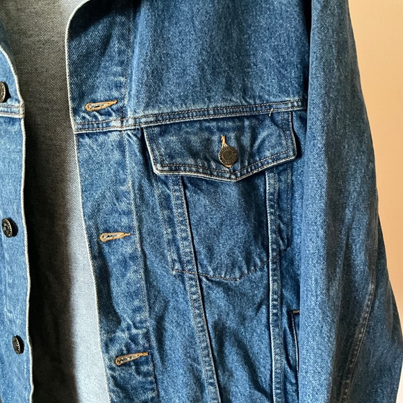 Falls Creek Mens Jeans Jacket Classic Blue Size XL - Picture 2 of 8